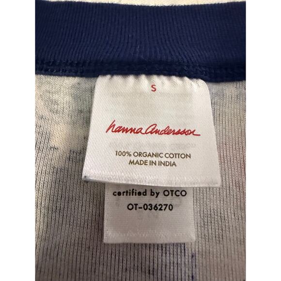 Hanna Andersson Women’s Organic Cotton Pajama Set Small Christmas Ornament Print - Picture 7 of 7